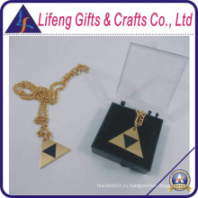 Изготовленный на заказ логос промотирования ожерелье золота с цепью